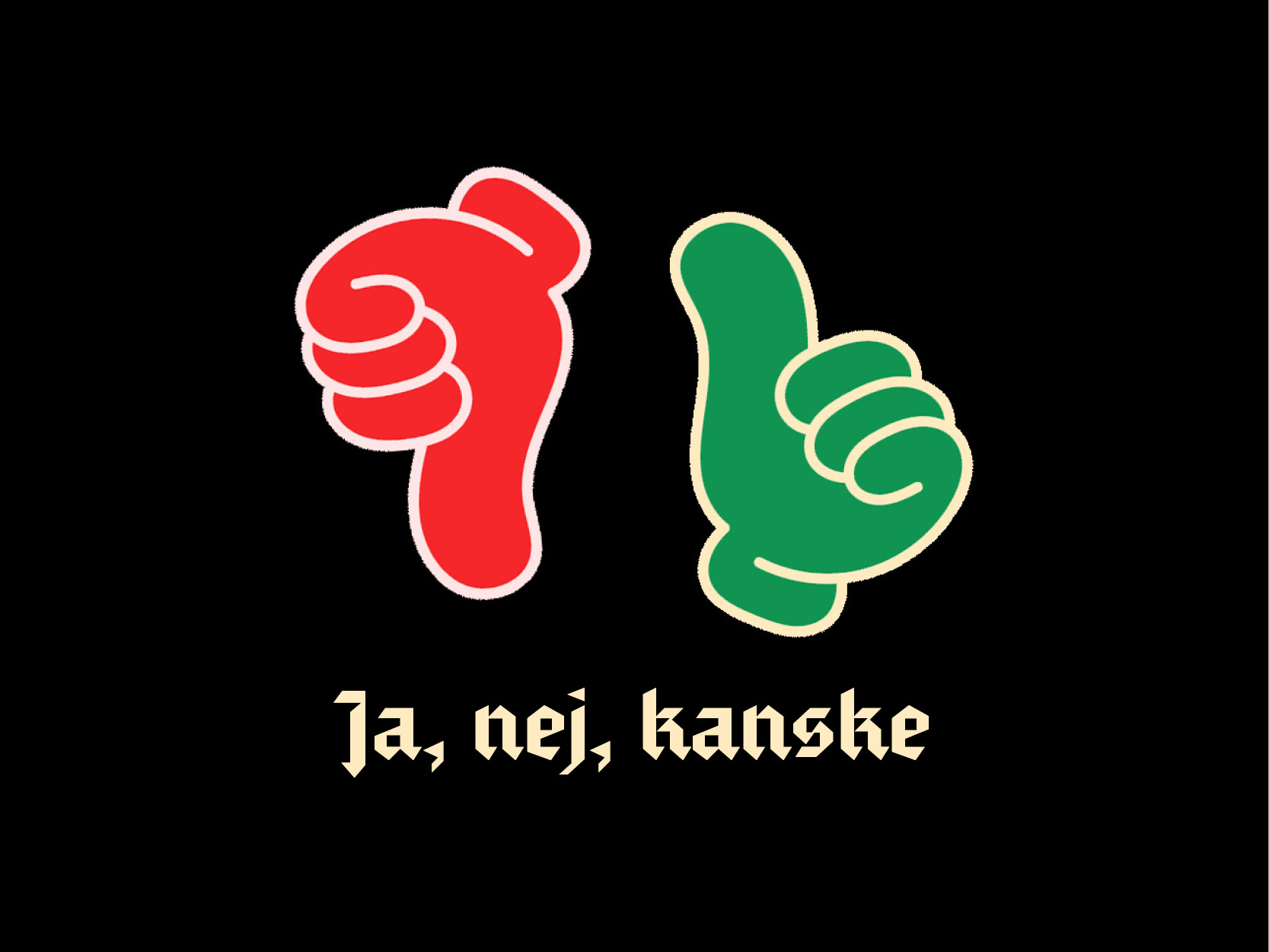 Ja, nej, kanske omslagsbild