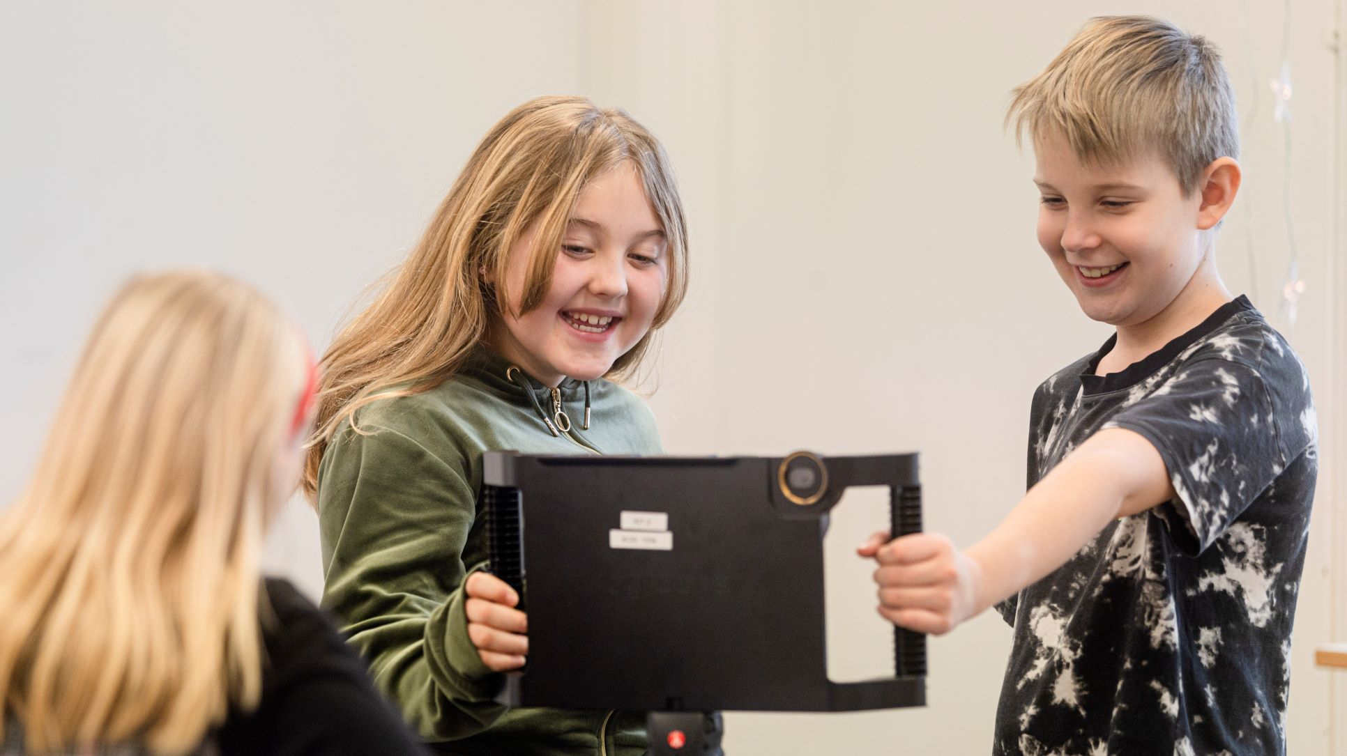 Barn som filmar mer iPads